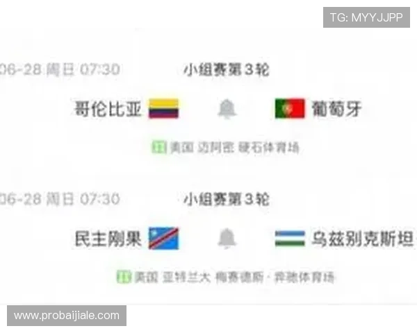 哥伦比亚与葡萄牙在小组赛中的关键战役对晋级形势的影响分析